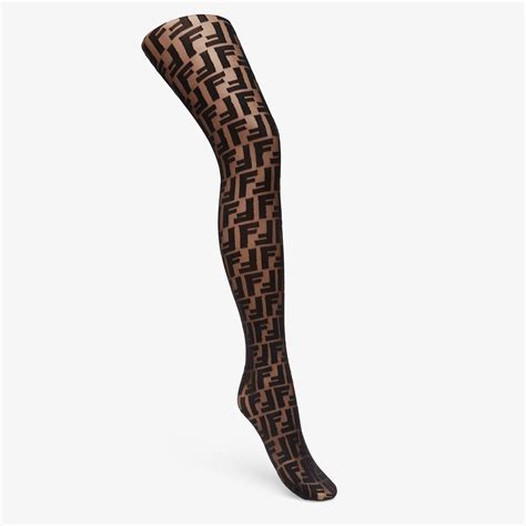 fendi tights black